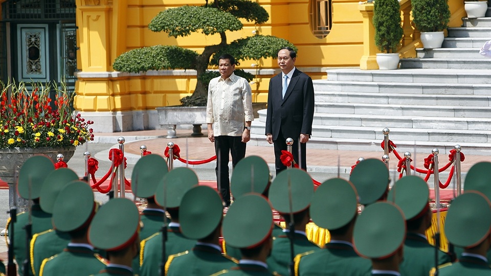 Hình ảnh Lễ đón Tổng thống Philippines tại Phủ Chủ tịch - 4