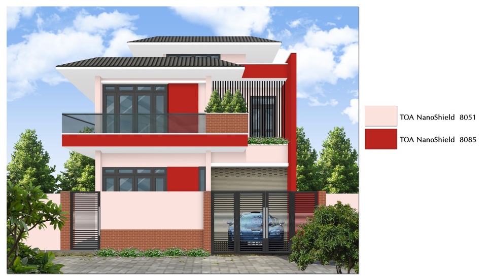 Phong thủy - chớ nên coi thường khi chọn màu sơn - 3 Màu đỏ: Đam mê, can đảm, lãng mạn