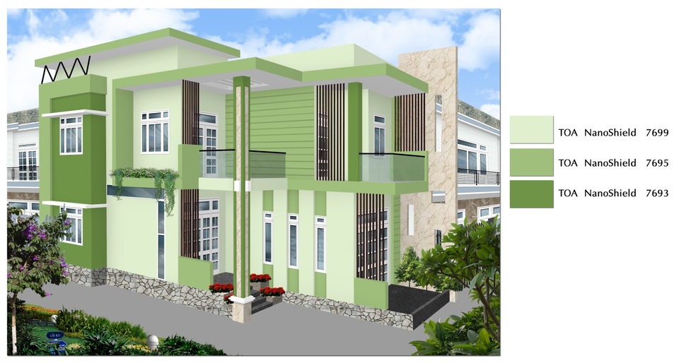 Phong thủy - chớ nên coi thường khi chọn màu sơn - 4 Màu xanh: sự sinh trưởng, sức khỏe, sự sống động