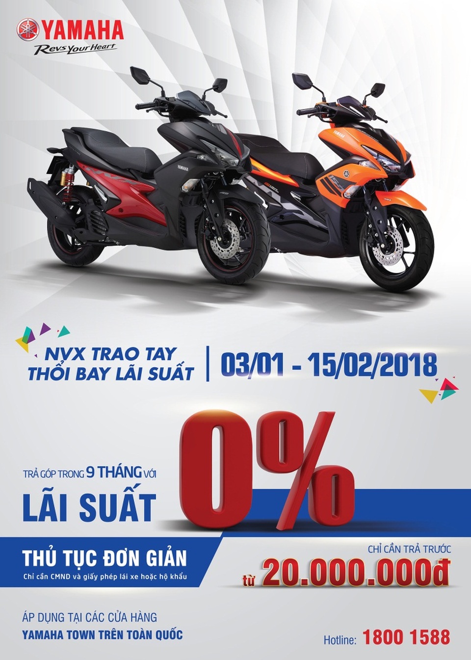 Sắm NVX vi vu dạo Tết với lãi suất trả góp 0% - 1 Sắm NVX vi vu dạo Tết với lãi suất trả góp 0% - 1
