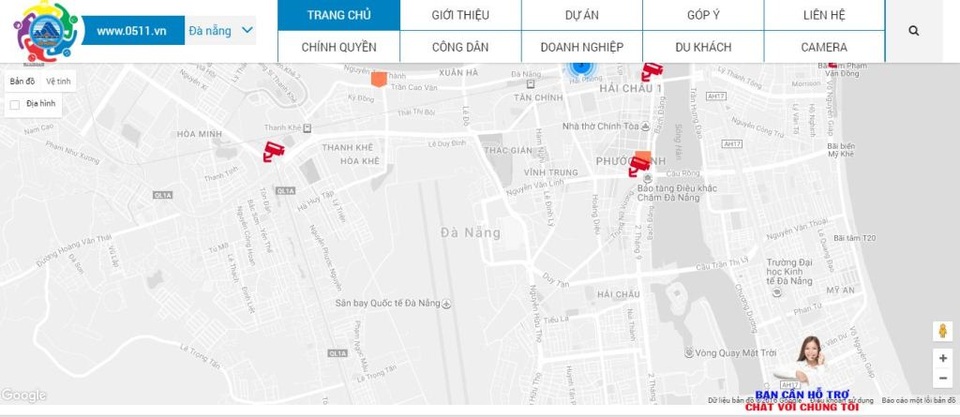 Giao diện của website