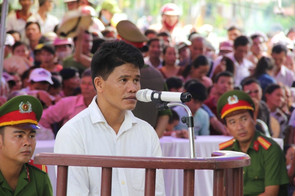 Võ Thành Tân tại phiên tòa