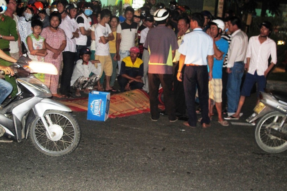 Hiện trường vụ tai nạn 