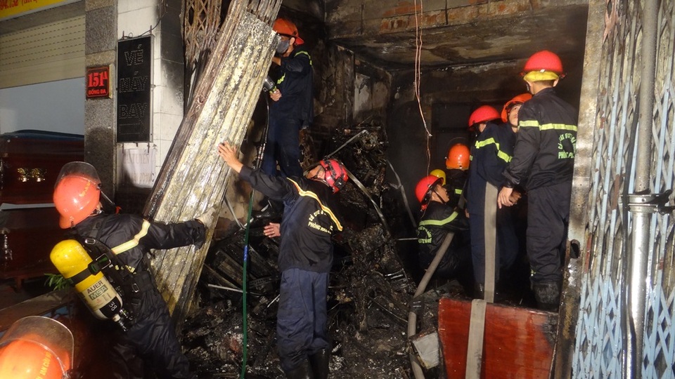 Nhiều tài sản bị thiêu rụi 