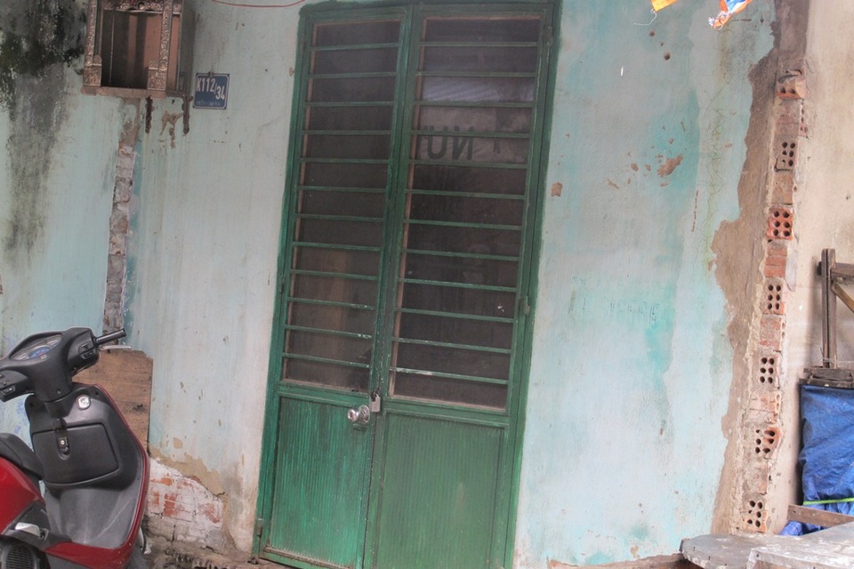 Ngôi nhà vợ chồng anh Luận thuê ở 