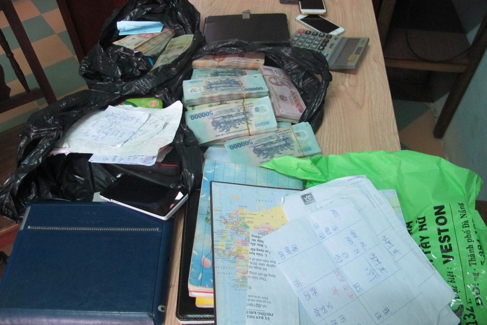 Tang vật cơ quan công an thu giữ được