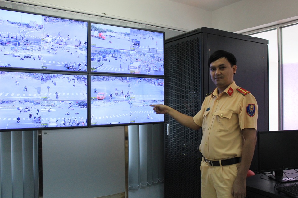 Trong ngày đầu, lực lượng Cảnh sát giao thông đã phạt nguội qua camera 36 trường hợp 