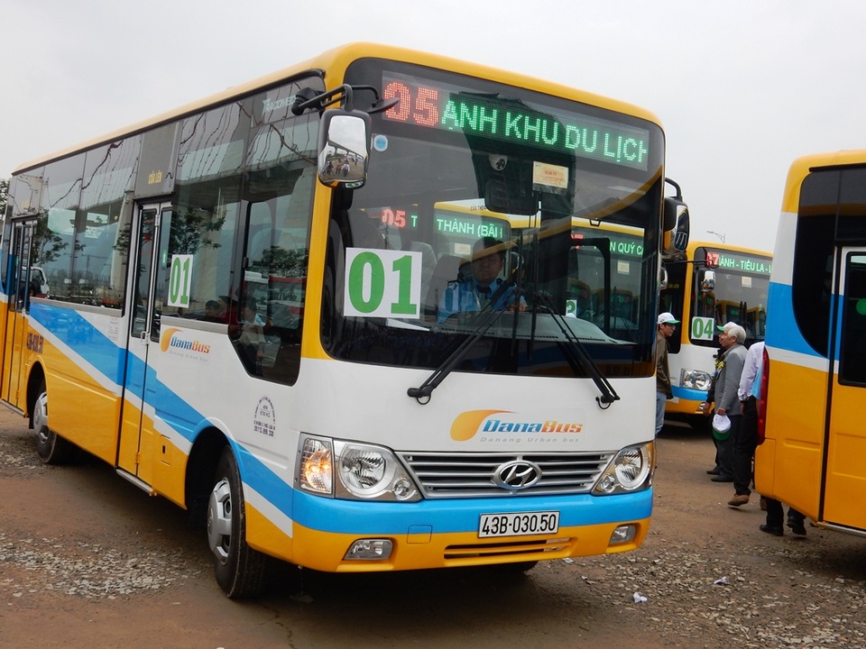 Người dân Đà Nẵng sẽ được đi miễn phí 5 tuyến xe buýt này trong vòng 1 tháng 