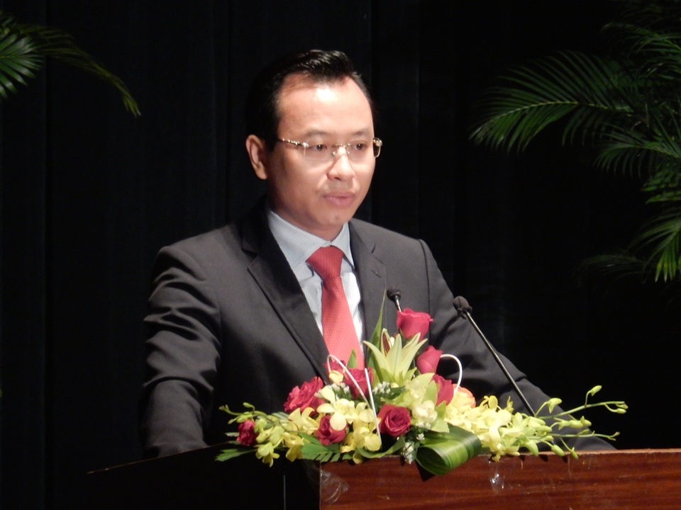 Bí thư Nguyễn Xuân Anh phát biểu tại buổi gặp mặt cán bộ quân đội cấp tá nghỉ hưu nhân kỷ niệm 72 năm ngày thành lập Quân đội nhân dân Việt Nam (22/12/1944-22/12/2016).