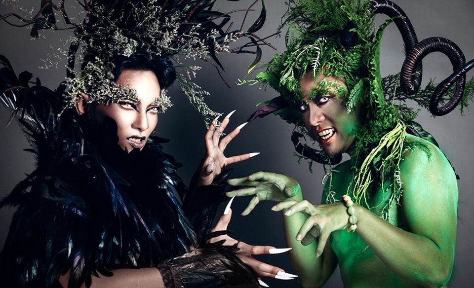 Chồng Khánh Thi tung ảnh kinh dị dịp Halloween - 1 Phan Hiển và Wang Trần chia sẻ cả hai đều bận rộn với công việc riêng nên chỉ có vỏn vẹn 2 tiếng đồng hồ để thực hiện bộ ảnh này.