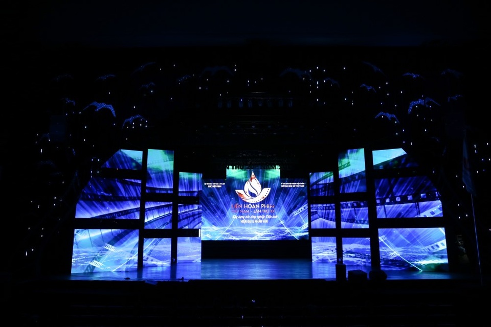 Sân khấu hoành tráng của Liên hoan phim Việt Nam lần thứ 20 tại Đà Nẵng