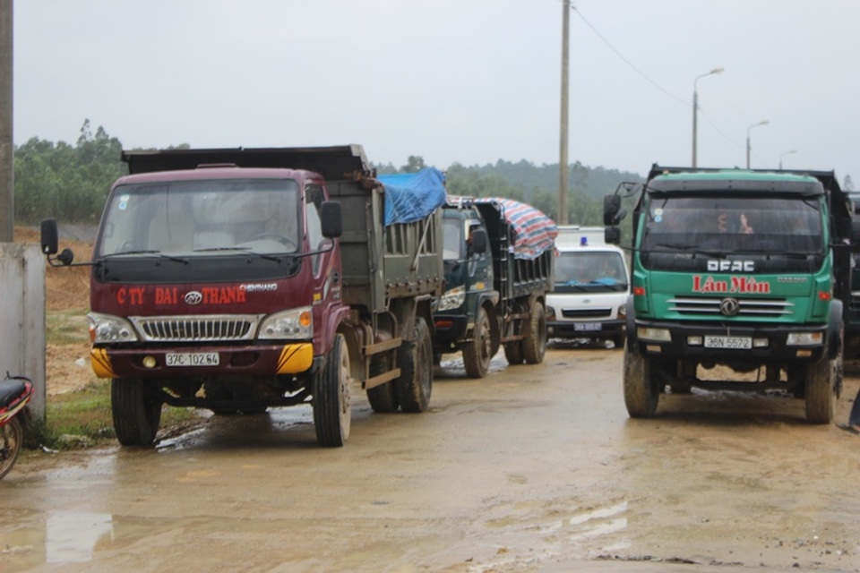 Số hải sản sẽ được tiêu hủy tại bãi rác khu Công nghiệp huyện Lộc Hà