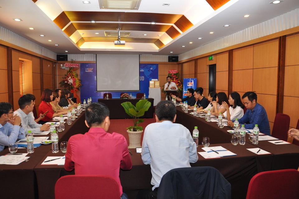 Ra mắt giải pháp quản lý tổng đài trên nền tảng điện toán đám mây MP Contact Center Cloud - 1 Quang cảnh buổi lễ ra mắt sản phẩm.