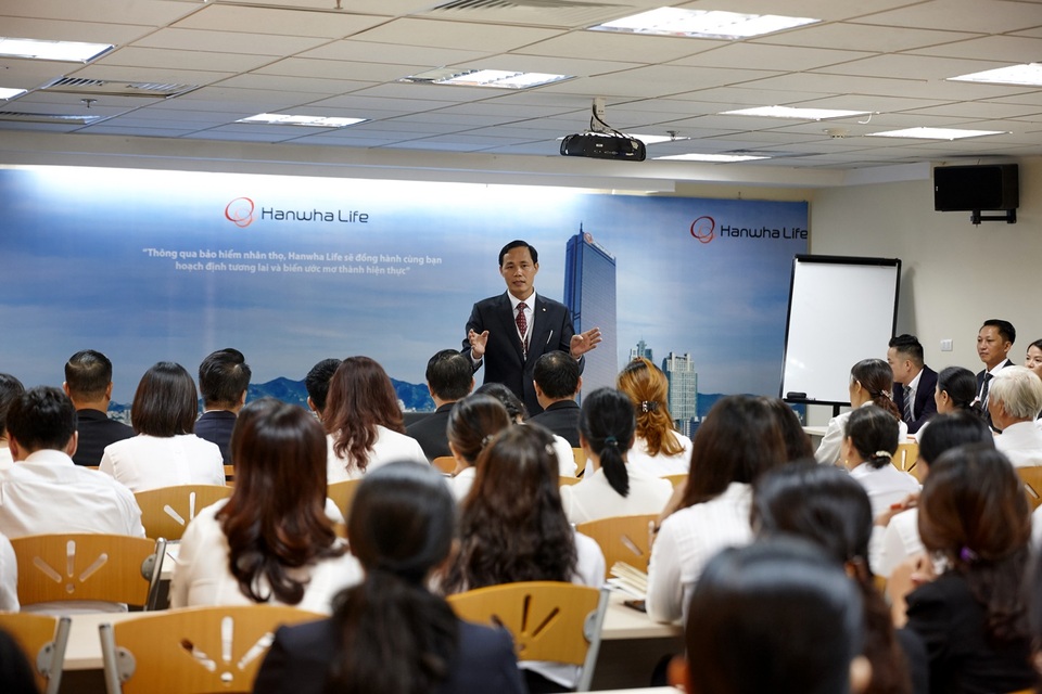 Hanwha LifeViệt Nam chú trọng vào các chương trình đào tạo cho đội ngũ tư vấn tài chính