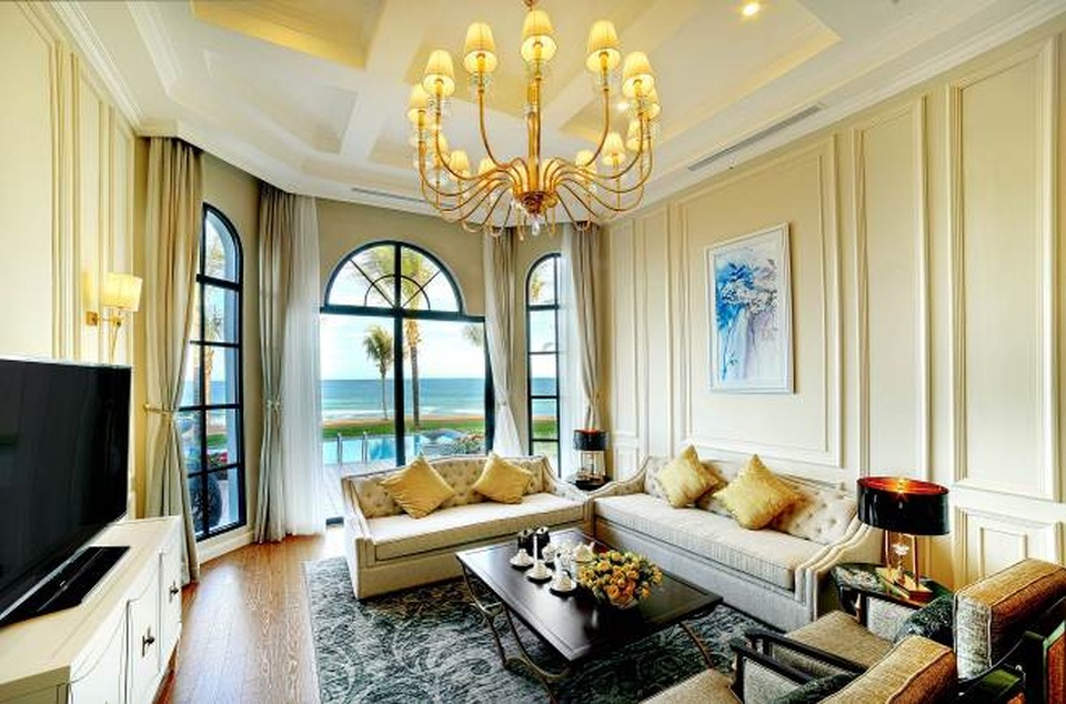 Vingroup khai trương biệt thự mẫu Vinpearl Phú Quốc Villas - 2 Không gian sang trọng bên trong biệt thự Vinpearl Phú Quốc Villas.