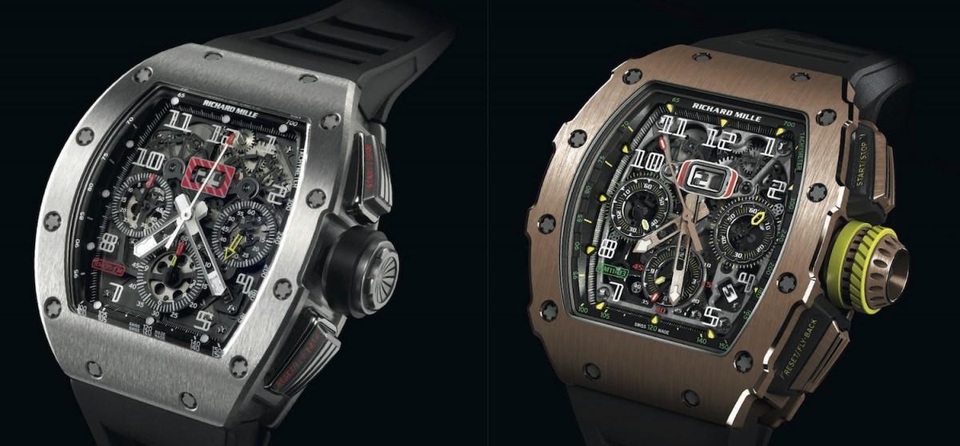 Richard Mille ra mắt đồng hồ RM 11-03 - đại diện chuẩn mực thẩm mỹ mới - 1 RM 11-03 mới (phải) cạnh phiên bản gốc RM011 (trái) đã đi vào lịch sử của hãng