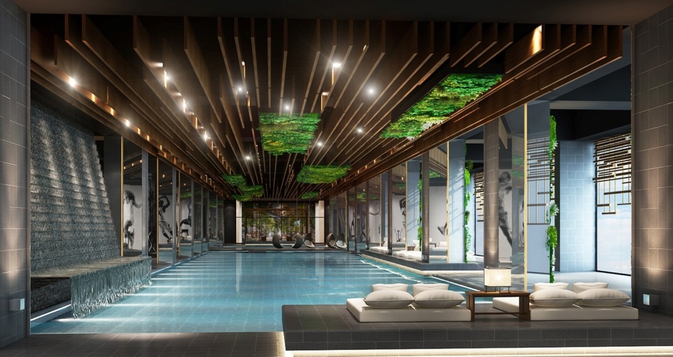 Sun Grand City Thuy Khue Residence hút khách ngay ngày đầu ra mắt - 4 Bể bơi trong nhà theo chuẩn Olympic tại Sun Grand City Thuy Khue Residence