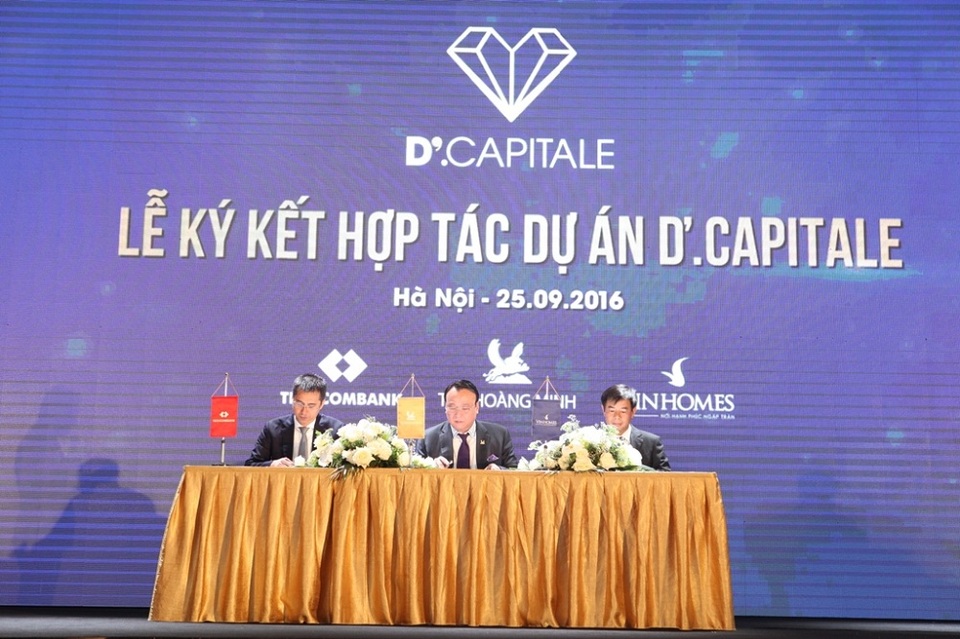 Tân Hoàng Minh group - Vingroup - Techcombank hợp tác triển khai dự án D’.Capitale - 1