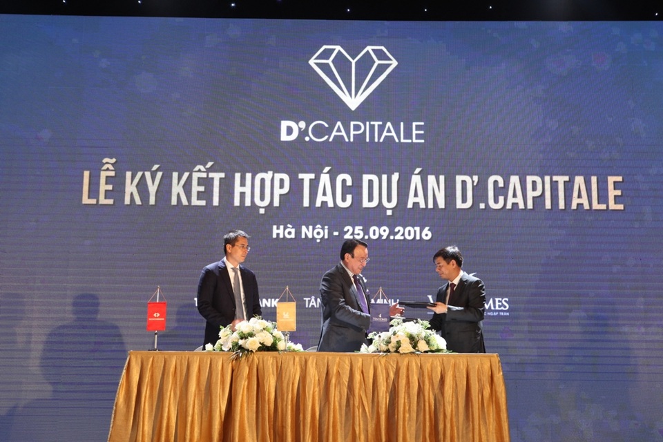 Tân Hoàng Minh group - Vingroup - Techcombank hợp tác triển khai dự án D’.Capitale - 2