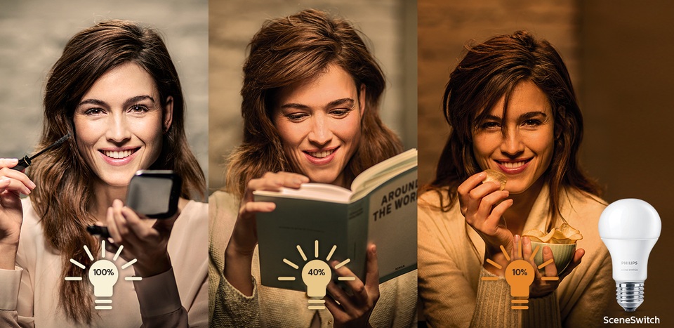 Đèn LED hút khách nhờ tính năng thông minh, linh hoạt - 2 Scene Switch thế hệ mới cho phép người dùng linh hoạt điều chỉnh không gian ánh sáng