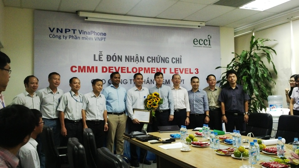 VNPT Software nhận chứng chỉ CMMI - 1 VNPT Softwware chính thức nhận chứng chỉ CMMI mức 3