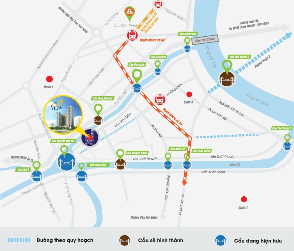 The GoldView – dự án nổi bật tại mặt tiền Bến Vân Đồn