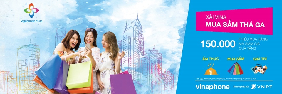 Hàng trăm ngàn quà tặng bất ngờ từ VinaPhone với 16 thương hiệu hàng đầu Việt Nam - 1 Khách hàng sẽ có thêm muôn vàn ưu đãi tiêu dùng cùng VinaPhone Plus