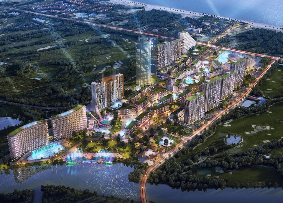 Sức hút của Condotel trong mô hình Tổ hợp du lịch & giải trí - 1 Phối cảnh tổng thể dự án Cocobay Đà Nẵng