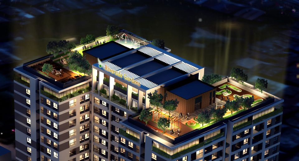 17/12: Khai trương căn hộ mẫu Riverside Garden - 3 Tiện ích khu “Sky Garden” trên tầng mái là điểm nhấn vượt trội của dự án