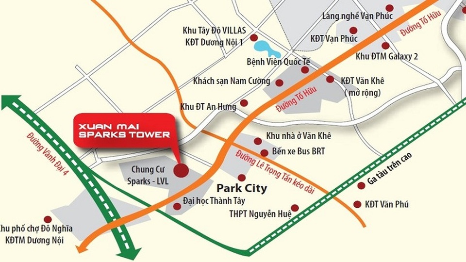 Nhiều quà tặng từ đợt mở bán căn hộ Xuân Mai Sparks Tower 18/12 - 5 Xuân Mai Sparks Tower tọa lạc tại vị trí đắc địa