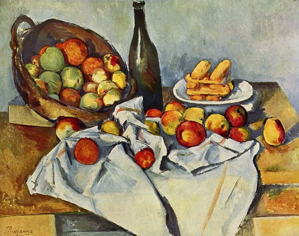 Tinh hoa nghệ thuật Pháp “đánh bại” thời gian - 5 Tranh tĩnh vật của Paul Cézanne với bố cục ấn tượng, sự pha trộn màu sắc tinh tế