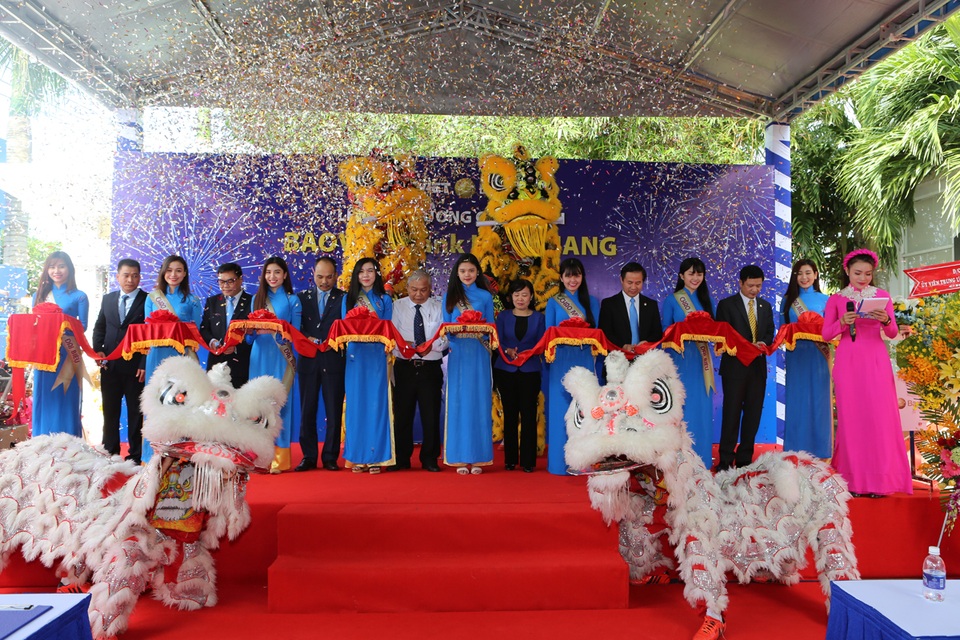 BAOVIET Bank mở rộng mạng lưới tại Kiên Giang - 1 Lễ cắt băng khai trương chi nhánh BAOVIET Bank Kiên Giang