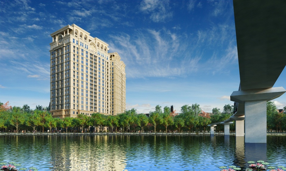 Căn hộ hạng sang - Không giới hạn khách hàng - 1 Dự án D’. Le Pont D’or bên Hồ Hoàng Cầu đang trong giai đoạn hoàn thiện và đưa vào hoạt động