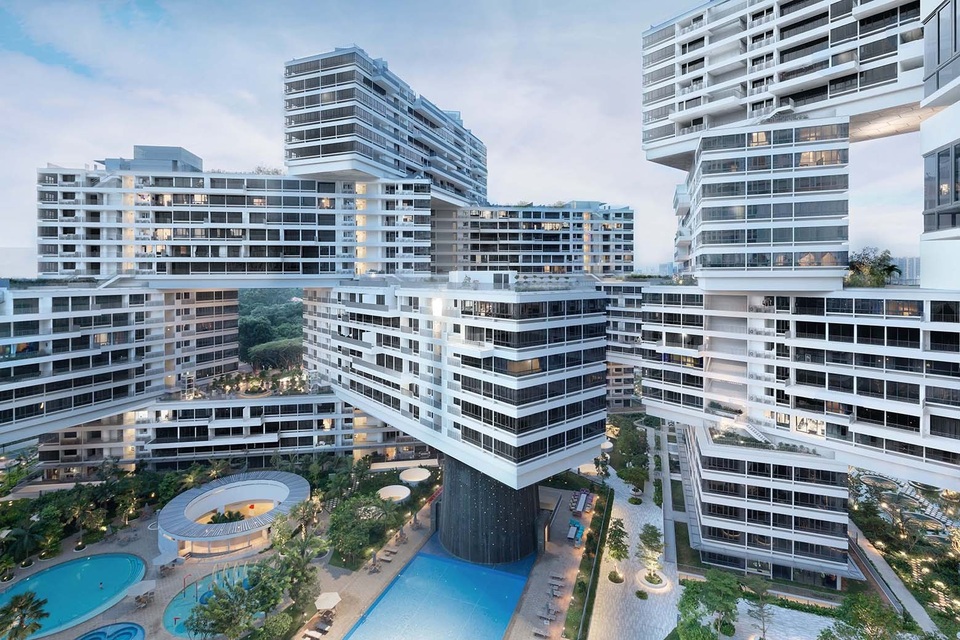 Sự kết hợp của khoa học, nghệ thuật và thiên nhiên tại các dự án căn hộ - 1 Dự án The Interlace từ chủ đầu tư CapitaLand