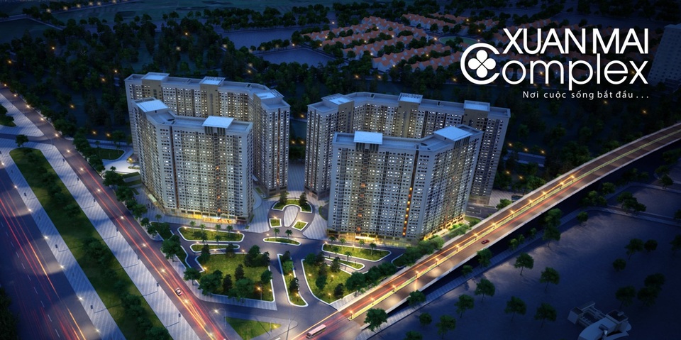 Mở bán Xuân Mai Complex – đón đầu xu hướng bất động sản tầm trung năm 2017 - 1 Phối cảnh dự án Xuân Mai Complex