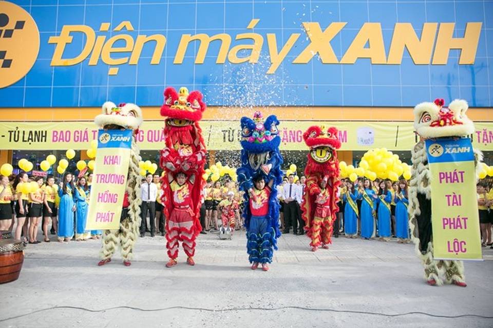 Thương hiệu Điện máy xanh được nhiều người biết đến sau quảng cáo gây nghiện.