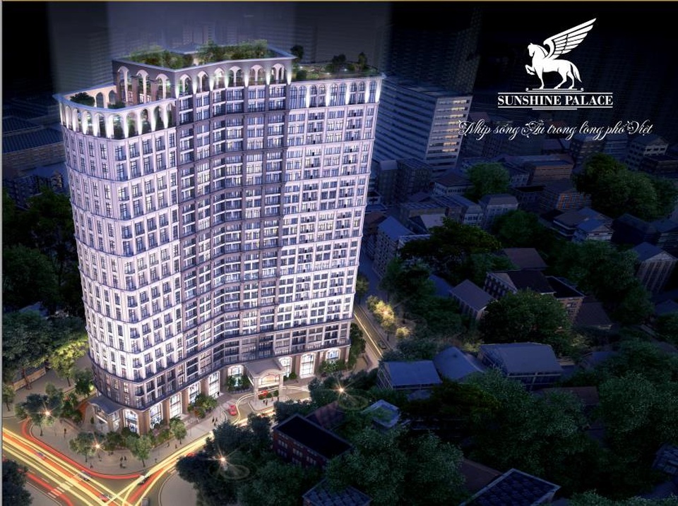 Phối cảnh dự án Sunshine Palace do tập đoàn Sunshine Group làm chủ đầu tư