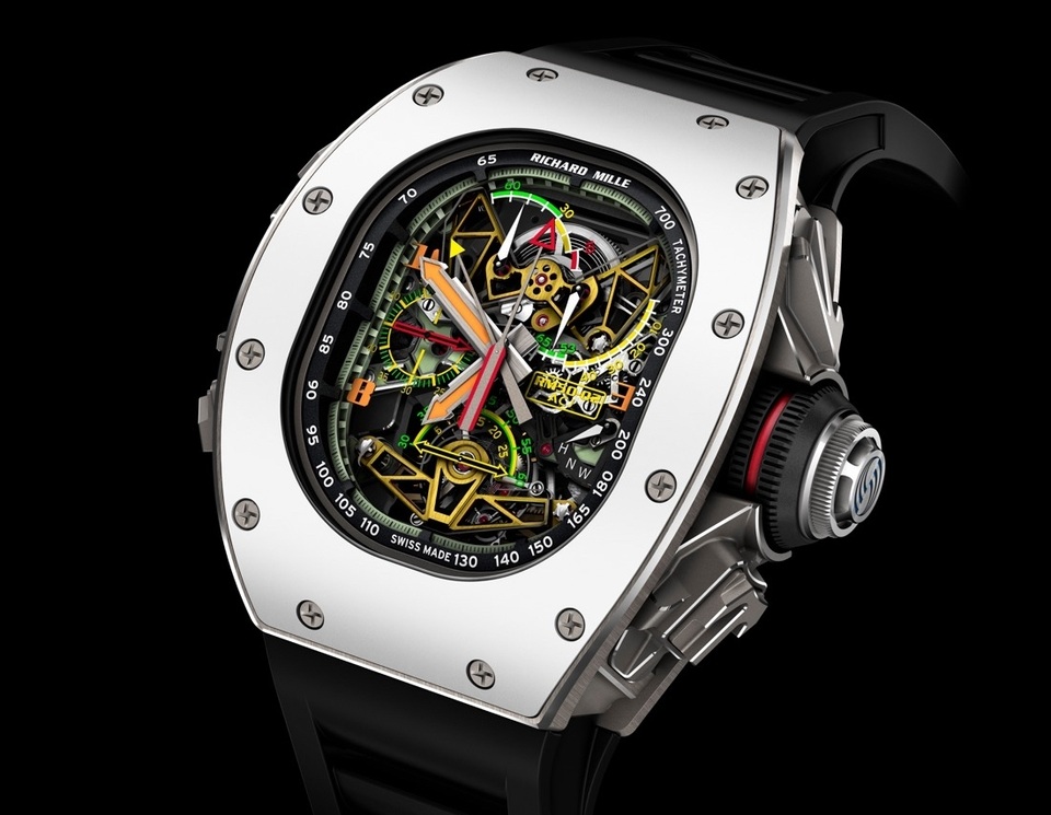 RM50-02 ACJ - đồng hồ triệu đô từ Richard Mille và Airbus - 1 Cận cảnh chiếc đồng hồ RM 50-02 ACJ Tourbillon Split Second Chronograph đánh dấu sự hợp tác giữa hai thương hiệu đình đám Richard Mille và Airbus.