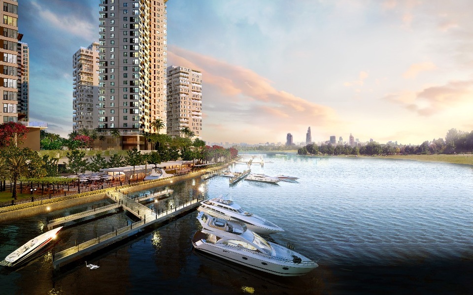 Vị trí ngoạn mục, không giới hạn tầm nhìn tại tòa tháp Bahamas – Diamond Island - 2 Bến du thuyền sang trọng - một trong những tầm nhìn tuyệt đẹp tại tòa tháp Bahamas