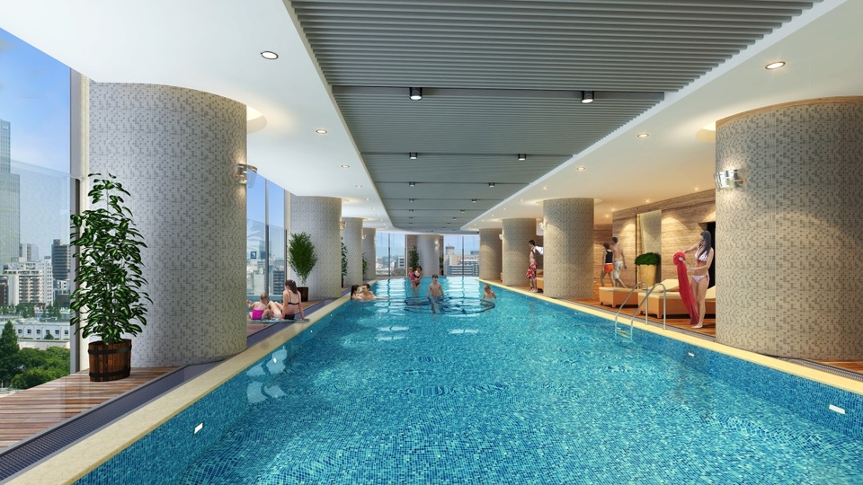 Tòa nhà được đầu tư hệ thống dịch vụ cao cấp