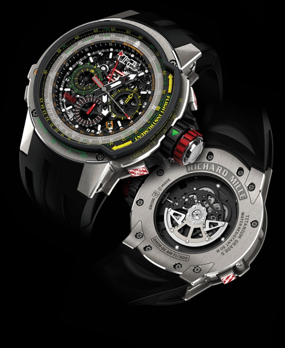 Richard Mille mang những tinh hoa của ngành Hàng không vào RM 39-01 Aviation E6-B - 4 Sự dung hoà hoàn hảo với những công nghệ của ngành hàng không lên những chiếc đồng hồ xa xỉ.