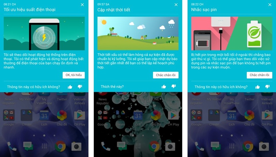 HTC Sense Companion tối ưu hoá hoạt động của thiết bị và nhắc nhở nhiều thông tin cần thiết
