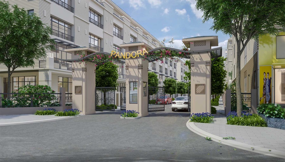 Thị trường thăng hoa, khu nhà vườn trong phố hút khách - 1 Pandora là dự án nhà vườn trong phố vô cùng hiếm tại phân khúc biệt thự liền kề