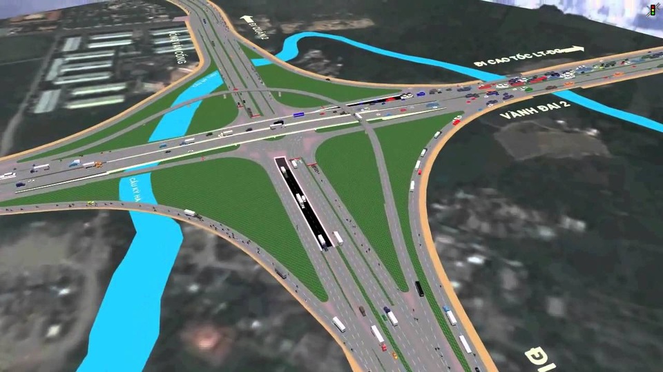 KĐT Cát Lái đang đón nhiều công trình giao thông trọng điểm (trong hình: Nút giao thông Mỹ Thủy sẽ hoạt động vào quý 3/2018)