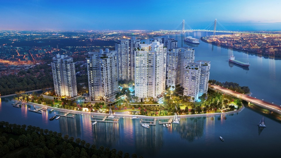 Tòa tháp Bahamas tạo sóng thị trường bất động sản trong ngày ra mắt - 1 Diamond Island – Đảo duy nhất trong lòng thành phố.