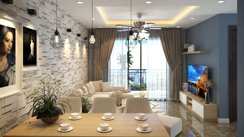 Tặng “Vàng may mắn” nhân dịp ra mắt căn hộ mẫu Lạc Hồng Lotus Hạ Long - 1 Không gian nội thất tiện nghi sang trọng tại Lạc Hồng Lotus Hạ Long