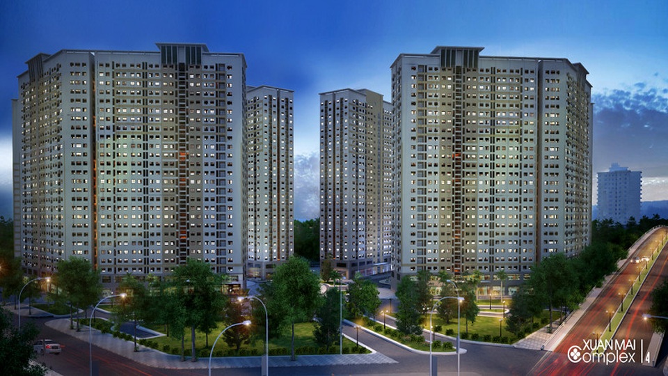 Xuân Mai Complex khai trương căn hộ mẫu, tặng SH mode và nhiều phần quà hấp dẫn - 1 Phối cảnh dự án Xuân Mai Complex trong quần thể khu đô thị Dương Nội