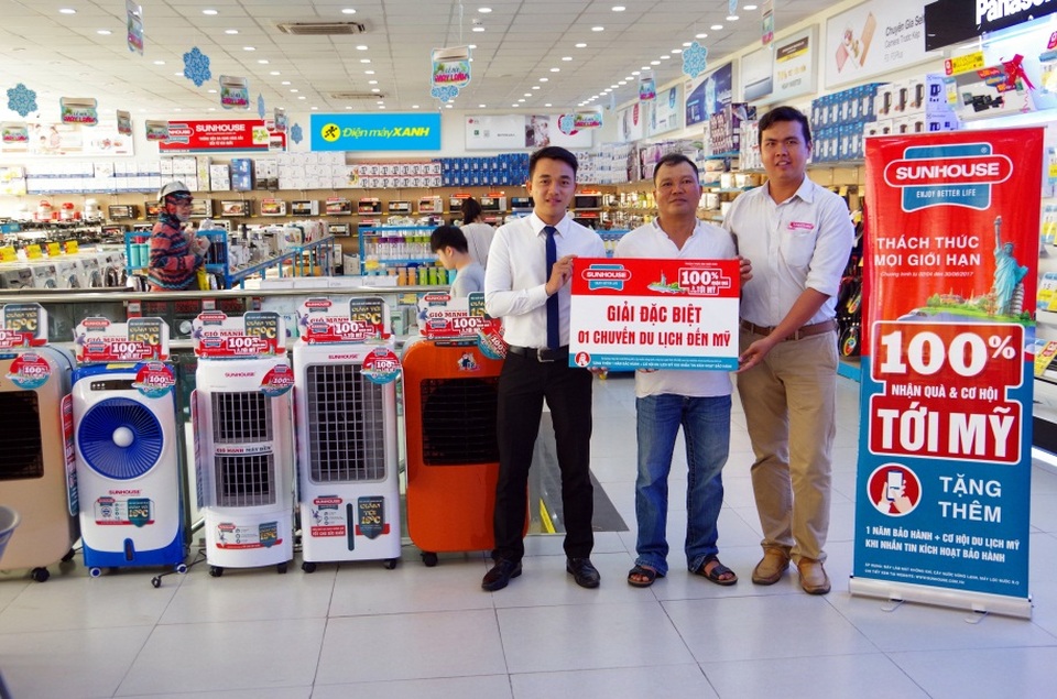 Tìm thấy chủ nhân chuyến du lịch Mỹ đầu tiên cùng SUNHOUSE - 3 Tập đoàn SUNHOUSE thông báo trúng giải tới anh Phạm Bá Huy.