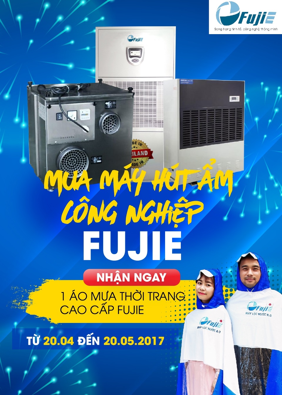 Tháng vàng khuyến mại FujiE tặng hàng nghìn áo mưa thời trang cao cấp - 5 Tháng vàng khuyến mại FujiE tặng hàng nghìn áo mưa thời trang cao cấp - 5