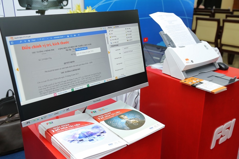 Phần mềm số hóa tài liệu của FSI tại Triển lãm CNTT – Điện tử - Viễn Thông TP. HCM 2017